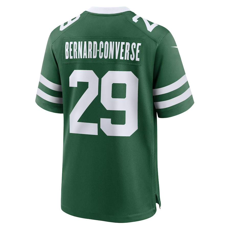 Jarrick Bernard-Converse 29 New York Jets Team Game Men Jersey - Legacy Green JS1437 Neasalamis - Image 3