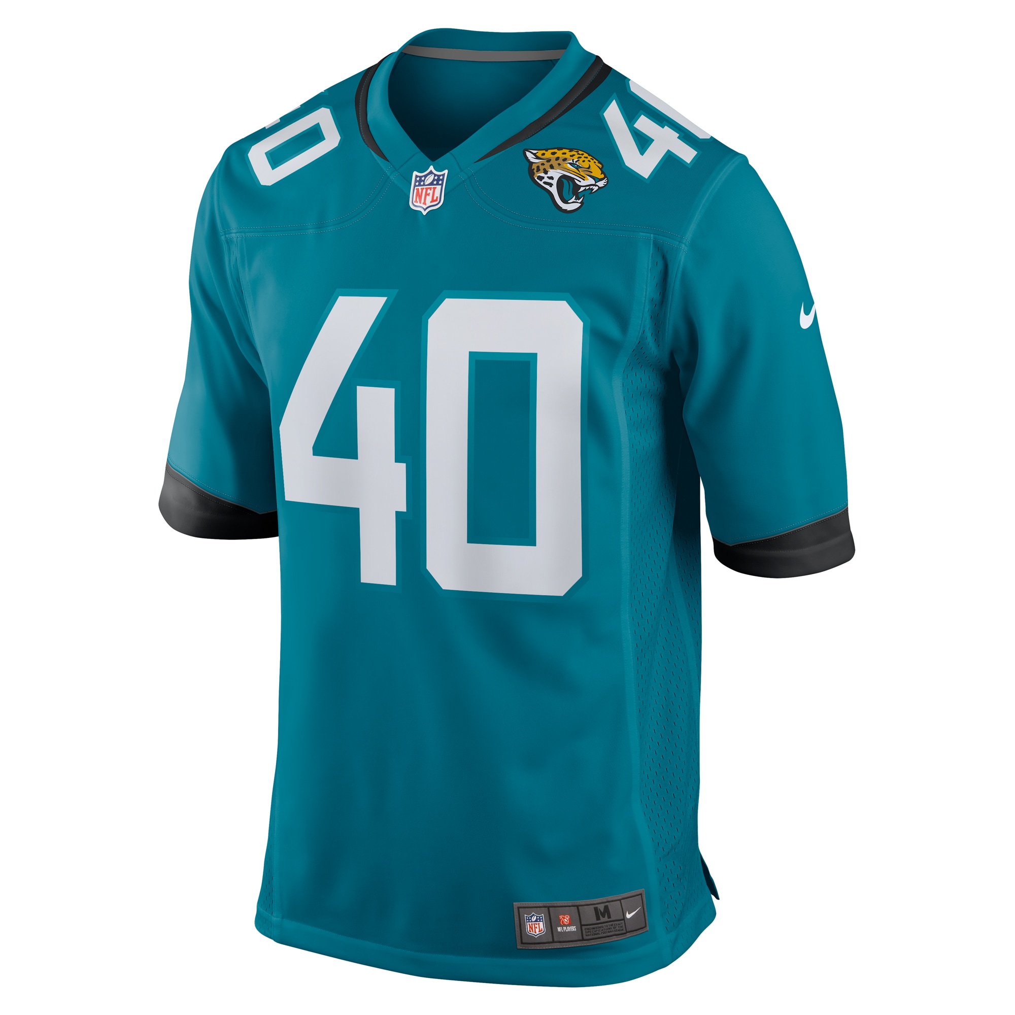 Men's Jacksonville Jaguars Erick Hallett Teal Game Jersey JS3941 Neasalamis - Image 2