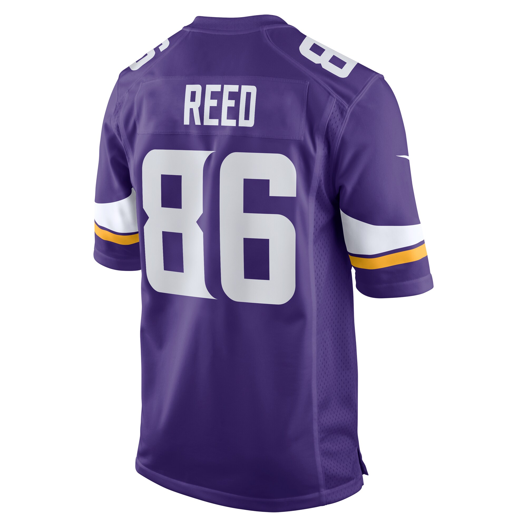 Men's Minnesota Vikings Jake Reed Purple Retired Player Game Jersey JS2369 Neasalamis - Image 3