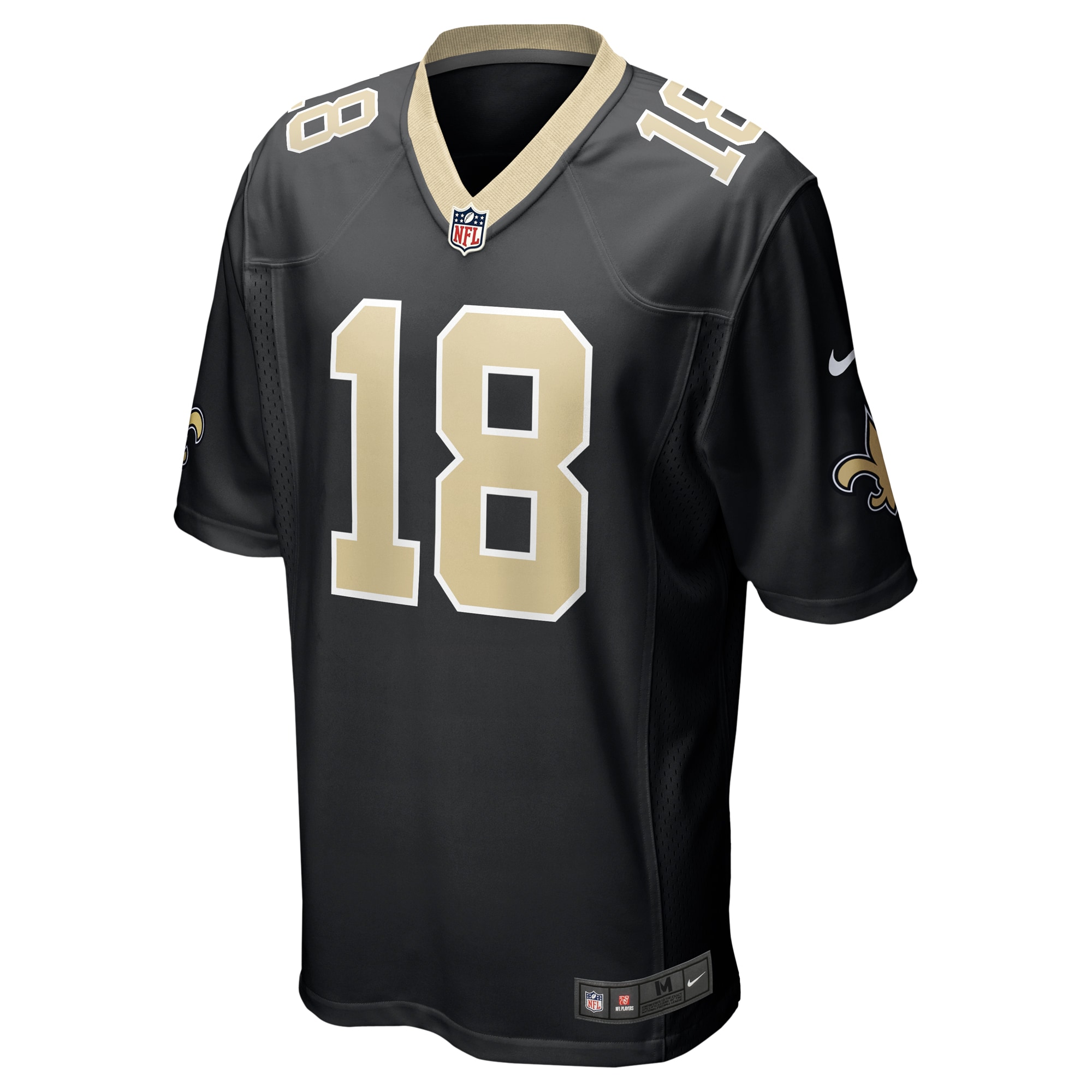 Men's New Orleans Saints Keith Kirkwood Black Team Game Jersey JS4367 Neasalamis - Image 2