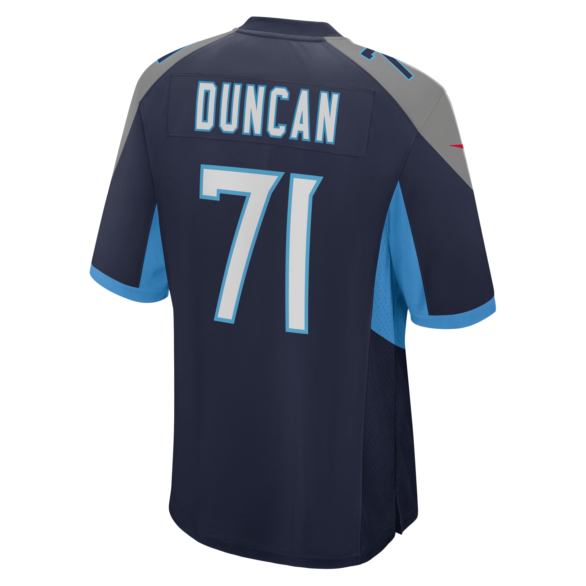 Men's Tennessee Titans Jaelyn Duncan Navy Game Jersey JS2789 Neasalamis - Image 3