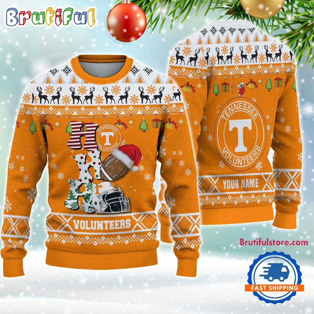 Ncaa Tennessee Volunteers Football Ho Ho Ho Ugly Christmas Sweater Neasalamis