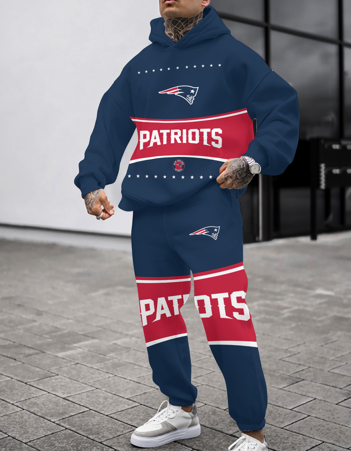 New England Patriots NFL Sport Hoodie Tracksuit Style Neasalamis