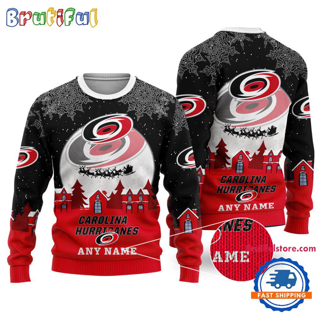Nhl Carolina Hurricanes Hockey New Design Litmited Christmas Ugly Sweater Neasalamis