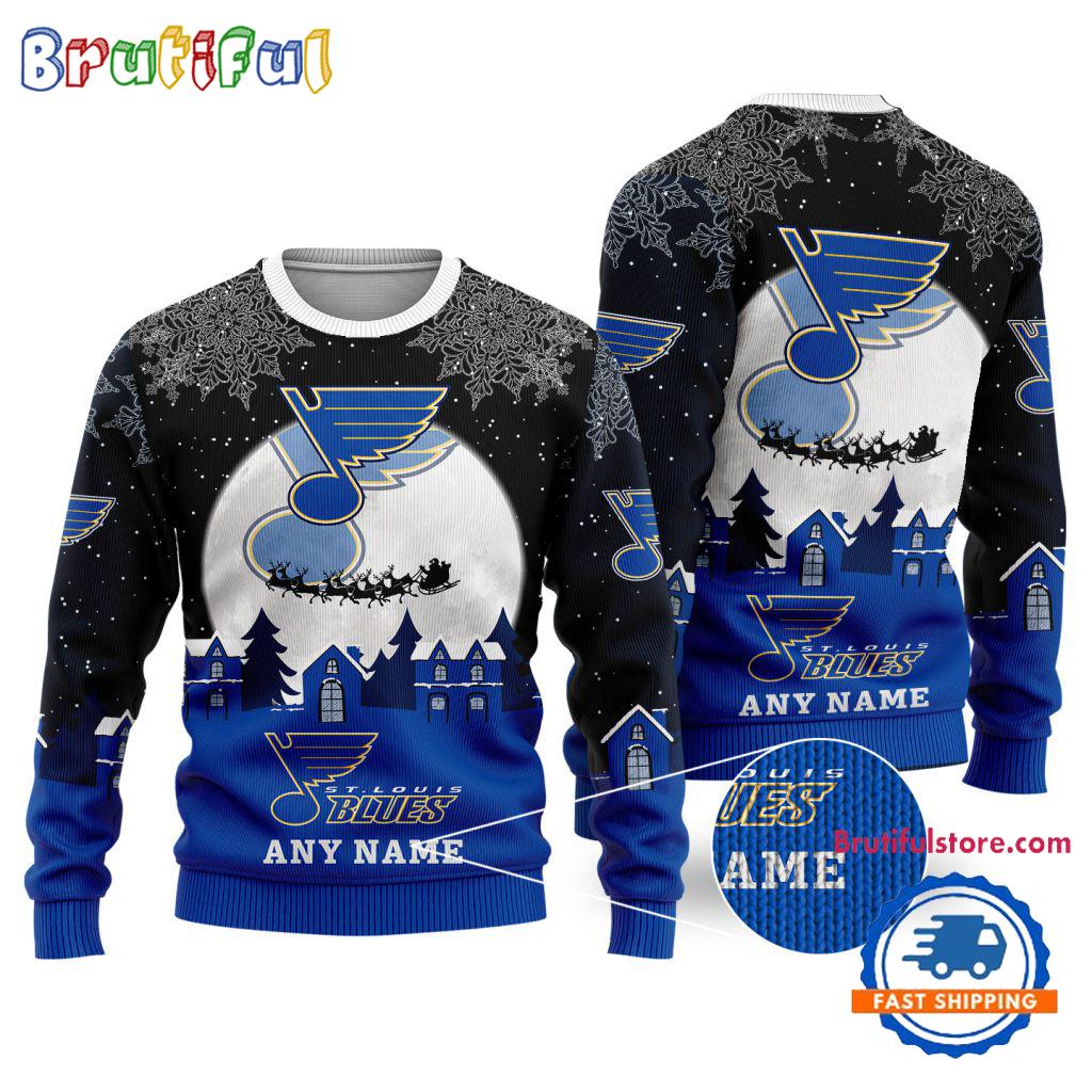 Nhl St Louis Blues Hockey New Design Litmited Christmas Ugly Sweater Neasalamis