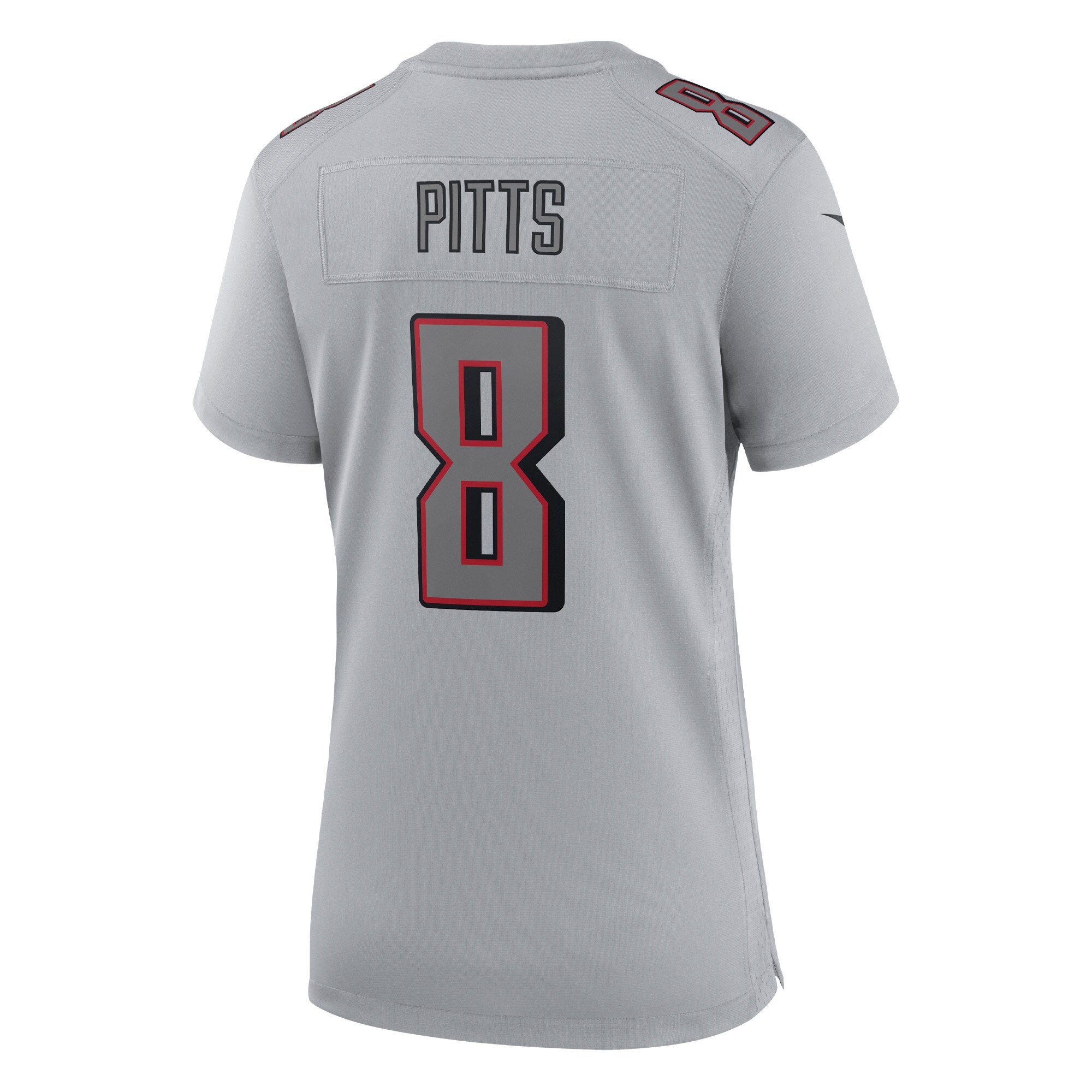 Women's Atlanta Falcons Kyle Pitts Gray Atmosphere Fashion Game Jersey JS1949 Neasalamis - Image 3