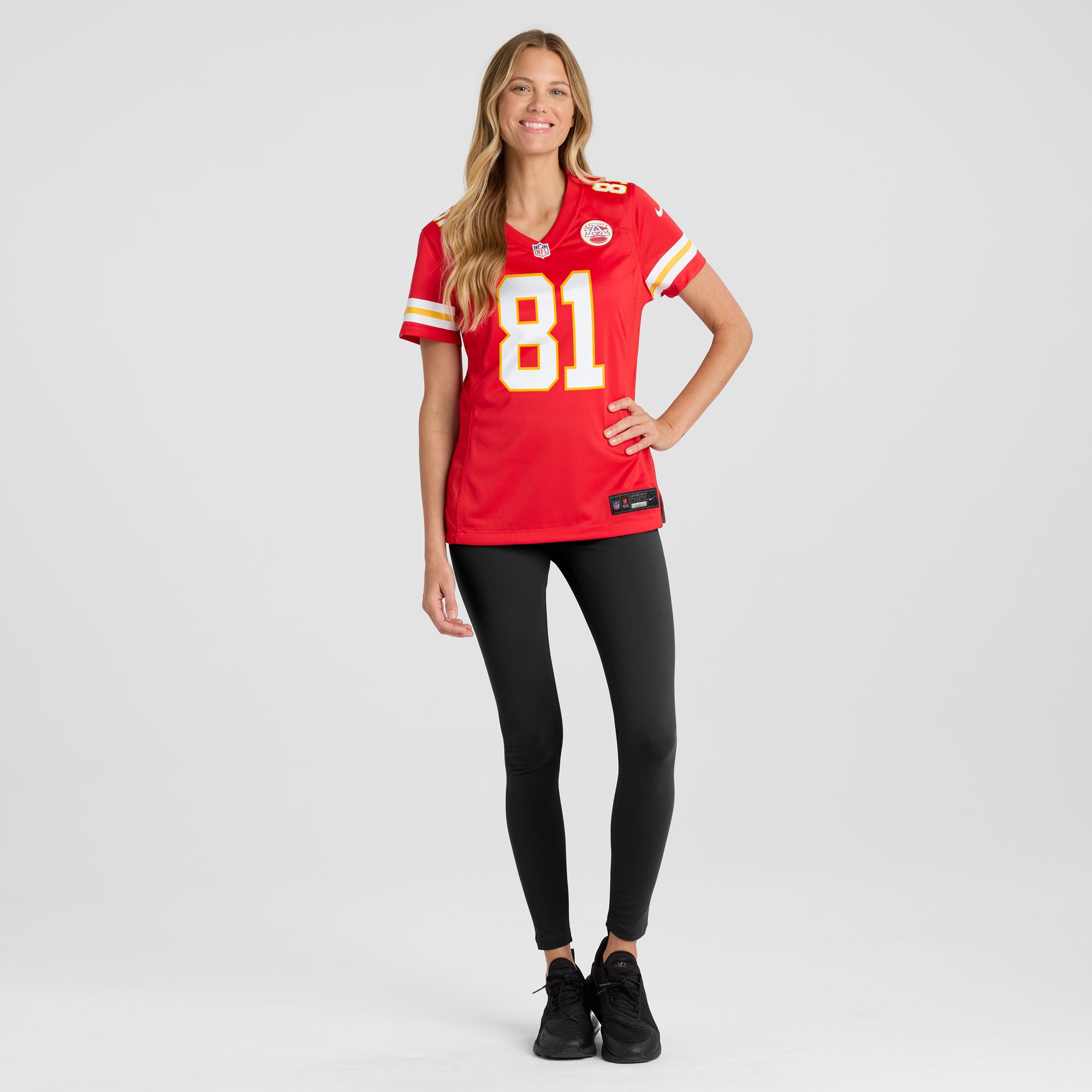 Women's Kansas City Chiefs Blake Bell Red Game Player Jersey JS3890 Neasalamis - Image 4