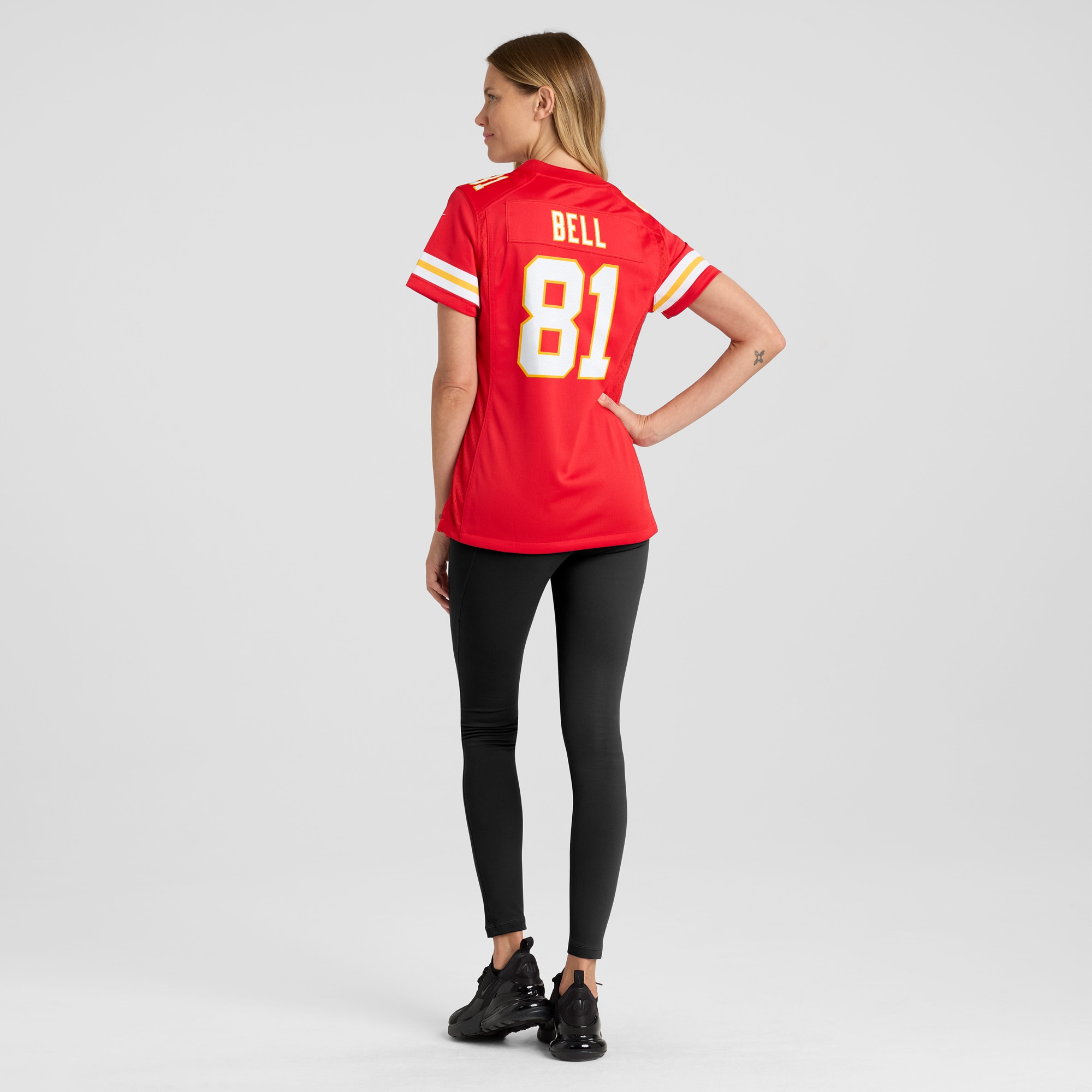 Women's Kansas City Chiefs Blake Bell Red Game Player Jersey JS3890 Neasalamis - Image 5